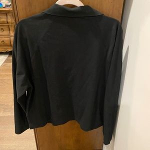 THML Black Long Sleeve Textured Top XL